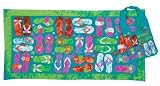 Three Cheers 4 Girls Summer Flip Flop Bag and Towel Set