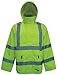 Rain Jacket, Class 3, Trilobal, Green, S