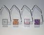 4 Mixed Square Purse Hooks- Assorted Designs