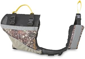 MTI Adventurewear UnderDog Canine Life Jacket (Khaki/Camouflage, X-Large)
