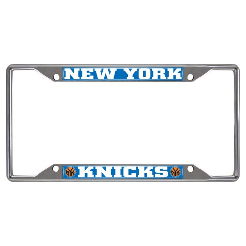 FANMATS NBA New York Knicks Chrome License Plate Frame