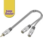 Home Theater HT 020 Adapter (3,5mm Stereo Stecker auf 2x 3,5mm Stereo Buchse)