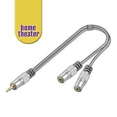 Home Theater HT 020 Adapter (3,5mm Stereo Stecker auf 2x 3,5mm Stereo Buchse)