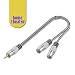 Home Theater HT 020 Adapter (3,5mm Stereo Stecker auf 2x 3,5mm Stereo Buchse)