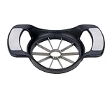 MIU Plastic and Stainless-Steel Apple Cutter/Corer, Black