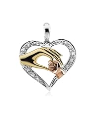 Mothers Tender Touch Pendant In 14 Karat Gold