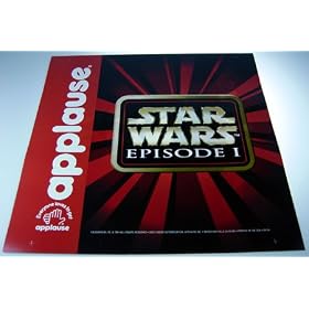 15 1/2" X 15 1/2" 2-Sided Star Wars E1 Applause Promo Store Display Sign