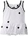 Little Lass Baby Girls' Daisy-Embroidered Top and Solid Legging Skimmer Set