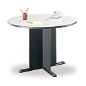 Series A Contemporary Round Conference Table in Slate By Bush Furniture With...