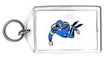 Schlüsselhalter - Taucher, Tank, Tauchen, Luft, Schwimmen, Sporttauchen Produktbild