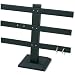12 Pair Earring T Bar Black Leather Showcase Display