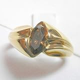 14K Champagne Diamond Ring