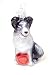 Old World Christmas Ornament Border Collie Dog #12302