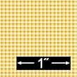 1:24 Scale Gold Check Dollhouse Wallpaperr