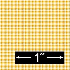 1:24 Scale Gold Check Dollhouse Wallpaperr