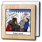 Picket Fence - 6 Inch Tile Napkin Holder