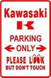 KAWASAKI PARKING motorcycle sports sign