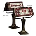 Art Glass Banker's Lamp - Buccaneers (13.25 x 10.25)