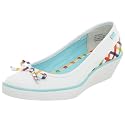 Keds Women's Matchstick Wedge,White,9 M