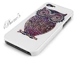 White Snap-On iPhone 5 Cover Case. OWL IN WHITE Logo Design for iPhone 5. Height: 4.95 Inches X Width: 2.31 Inches X Thickness: 0.35 Inches. Personalized Design Is Available with a Minimum of 20 Pcs Orders.