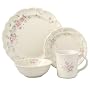Pfaltzgraff Tea Rose 16-Piece Dinnerware Set, Service for 4