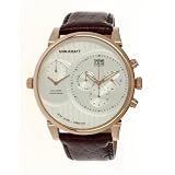 Uhr-kraft 27103/1rg Dualtimer Mens Watch