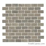 Florida Tile Pietra Art Tumbled Slate California Gold 1 x 1 Tumbled Mosaic Tile