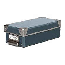 Cargo Naturals Pencil Box, Bluestone, 3 by 9-1/2 by 4-1/2-Inch