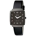 Invicta Women's Slim Collection Square Black Leather Watch #5151