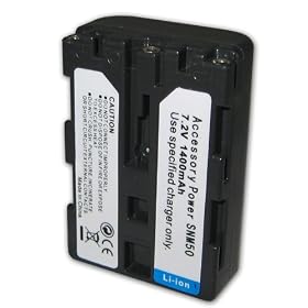SONY NP-FM50 / NP-FM30 / NP-FM70 Equivalent Li Ion Battery for SONY Handycam Camcorder / Digital Cameras DCR and DSC Series