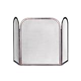 Outdoor Living : UniFlame 3 Panel Antique Copper Screen W/ Pebble Finish