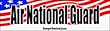 Air National Guard - patriotic stickers (Small 5 x 1.4 in.)