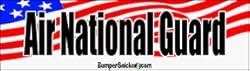 Air National Guard - patriotic stickers (Small 5 x 1.4 in.)