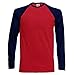 Fruit of the Loom Long sleeve baseball tee