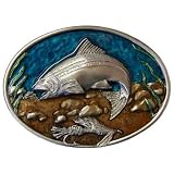 Fish Swimming Belt Buckle by Bergamot