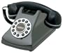 Conair SW2504 Classic Desk Phone (Graphite)