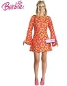 Retro 60s Barbie Doll Costume Dress & Glasses Adult 7-9
