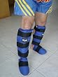Muay Thai Shin Guards Medium Size Blue Color