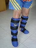 Muay Thai Shin Guards Large Size Blue Color