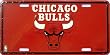 Chicago Bulls License Plate Frame NBA