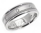 0.25Ct. Round Diamond Wedding Band Ring