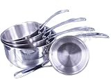 SERIE DE 5 CASSEROLES INOX INDUCTION SCHUMANN