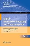 Digital information processing and communications : international conference, ICDIPC 2011, Ostrava, Czech Republic, July 7-9, 2011 : proceedings