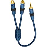 Buy Acoustic Research AP-043N Performance Series Mini Y to RCA Adapter by Acoustic Research