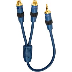 Acoustic Research AP-043N Performance Series Mini Y to RCA Adapter