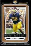 2007 Topps Draft Picks & Prospects #125 LaMarr Woodley Michigan Football Rookie Card RC - Mint Condition - In Protective Display Case!