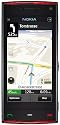 Nokia X6 32GB Comes with Music Smartphone (GPS, WLAN, UMTS, 5 MP, Ovi Karten, kostenlose Musik, Stereo-Headset) black red