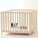 BabyDan Felix Wooden PlayPen White Wash