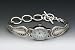 Silver Spoon Sterling Silver Ladies MOP Round Watch Unique Lila