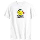 T-Shirt White  Smile! I Am Kuwaiti Guy  Kuwait Country